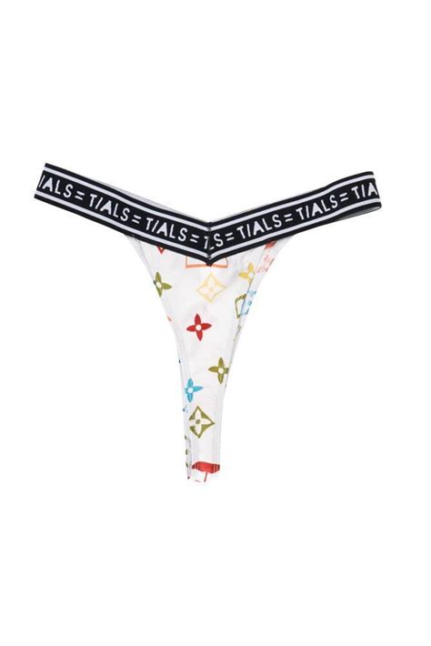 louis vuitton thong underwear|ladies designer knickers.